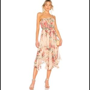 ZIMMERMANN Laelia Floral-Print Midi Dress